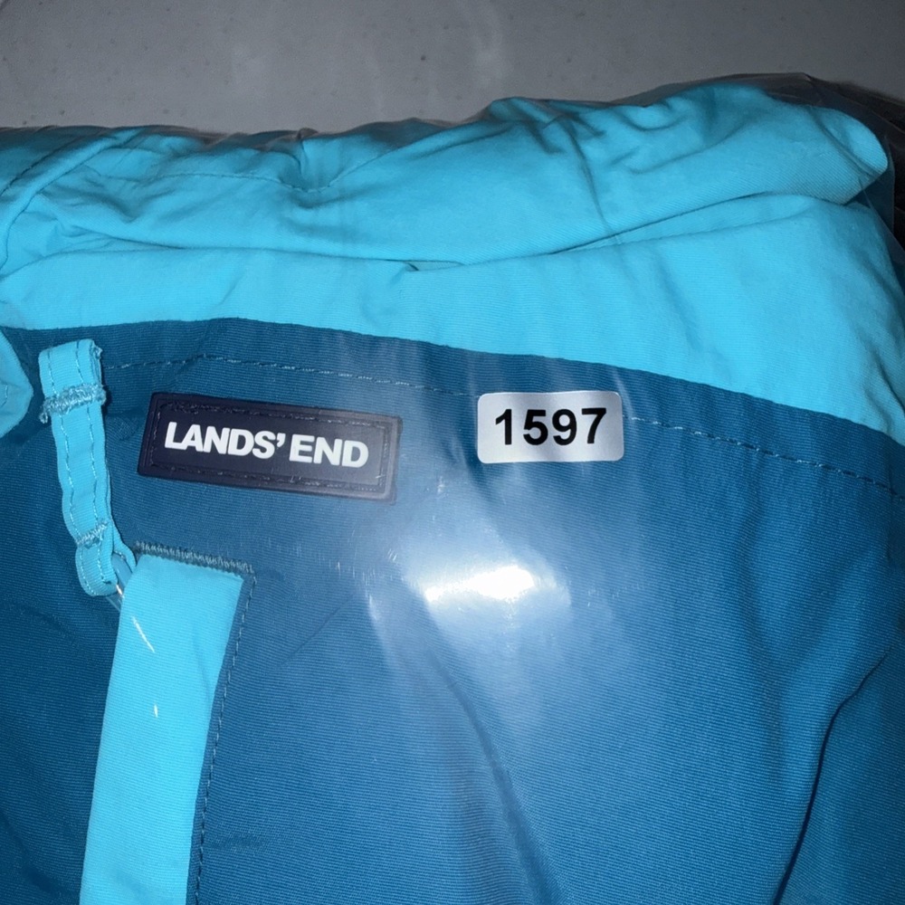 Lands End Squall Jacket Youth Kids XL 13/14 Fleece Lined Winter Coat Hooded EUC - Picture 13 of 13